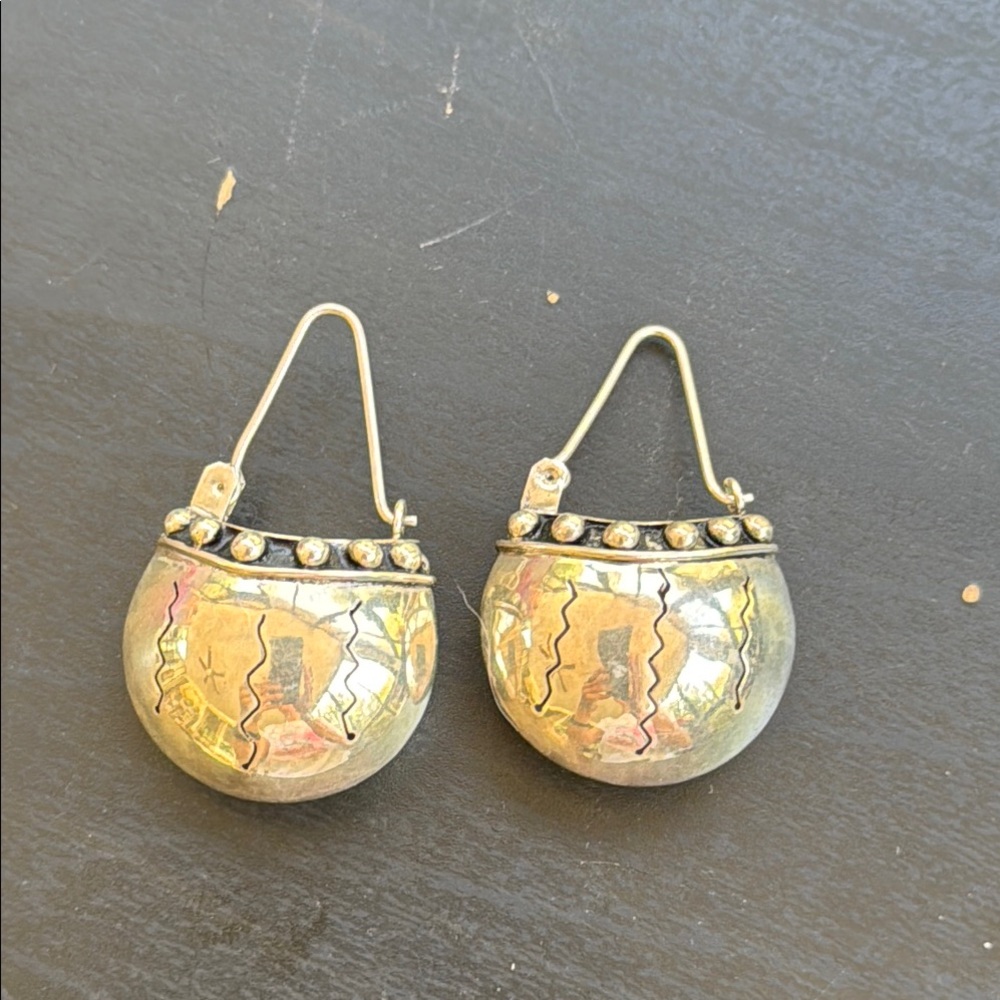 Elegant Sterling Silver Drop Earrings